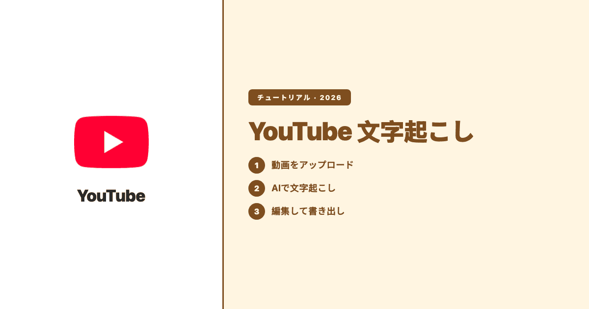 YouTube動画をSubananaで文字起こし