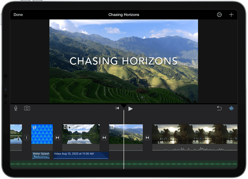 iMovie iPad 加字幕