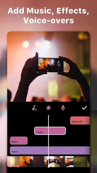 InShot 影片編輯 音樂 VO