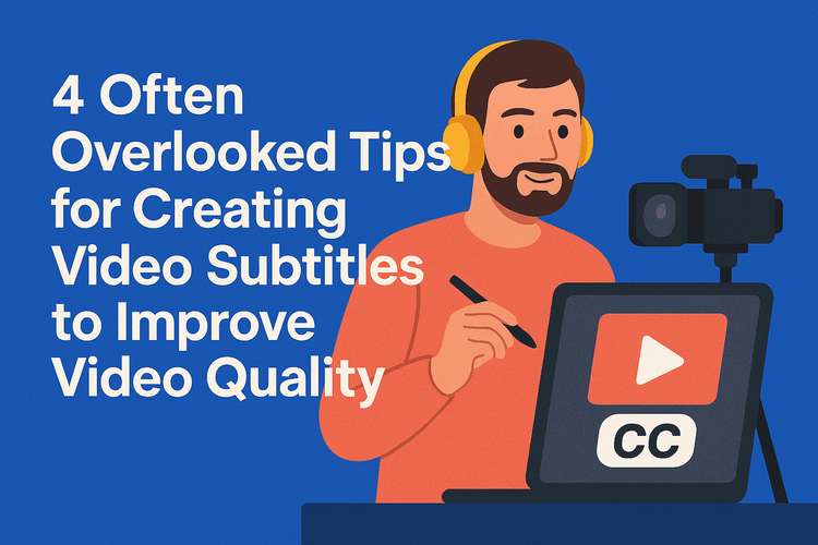 4 Often Overlooked Tips for Creating Video Subtitles to Improve Video Quality