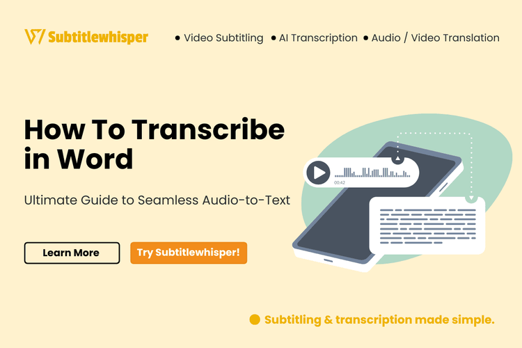 How to Transcribe Audio in Microsoft Word: Ultimate Guide to Seamless Audio-to-Text