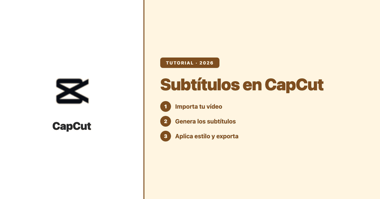Cómo agregar subtítulos en CapCut: web y móvil, manual o con IA