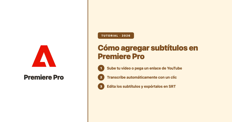 Cómo agregar subtítulos en Premiere Pro: guía paso a paso con imágenes