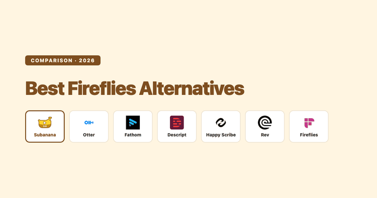 Best Fireflies.ai Alternatives 2026: Honest Roundup by Buyer Profile