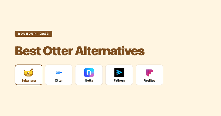 Best Otter.ai Alternatives 2026: Honest Roundup for Teams Outgrowing Otter