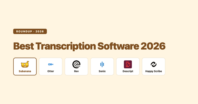 Best Transcription Software in 2026: An Honest Comparison