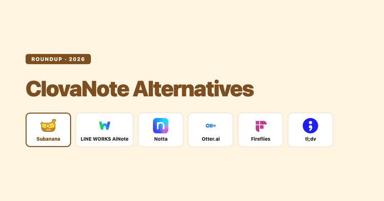 6 ClovaNote Alternatives Compared (2026): Languages, Free Tiers & Meeting Bots