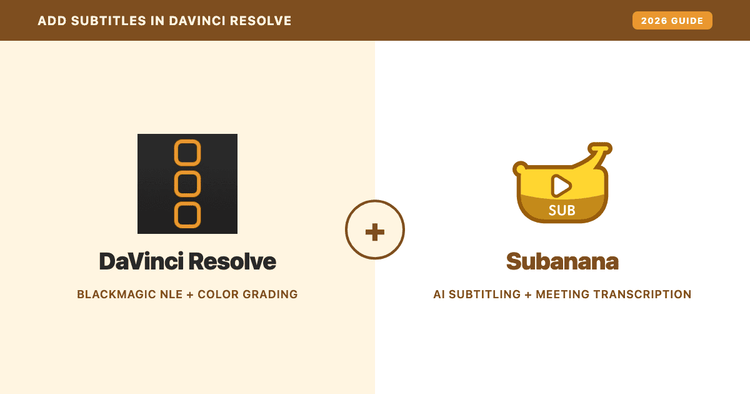 How to Add Subtitles in DaVinci Resolve (2026 Guide)