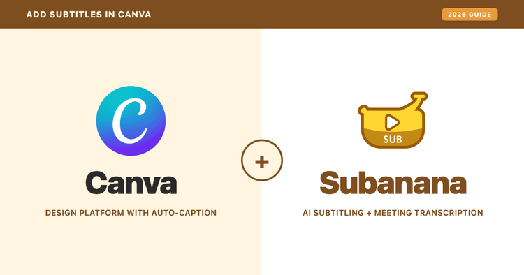 How to Add Subtitles in Canva (2026): Auto-Caption Workflow + Glossary & Proper-Noun Gaps