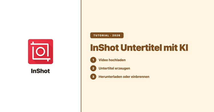 Untertitel in InShot hinzufügen: Die Anleitung 2026