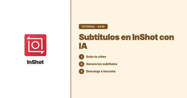 Cómo agregar subtítulos en InShot (guía paso a paso)