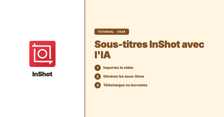 Comment ajouter des sous-titres dans InShot (2026)