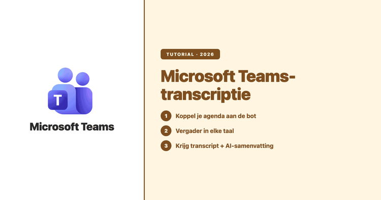 Microsoft Teams-vergaderingen transcriberen: een nauwkeurig meertalig transcript en samenvatting