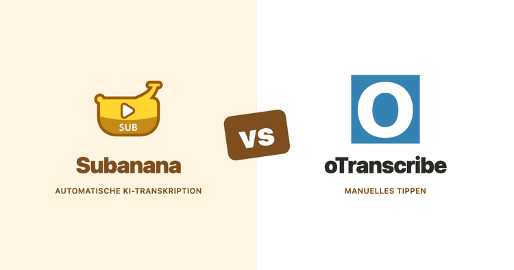 oTranscribe-Alternative: manuelles Tippen oder automatische KI-Transkription?
