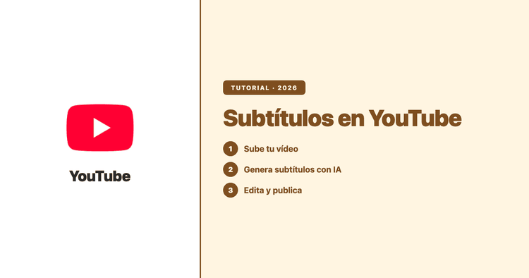 Cómo poner subtítulos en YouTube (2026): guía completa