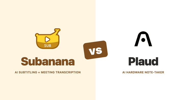 Subanana vs Plaud (2026): A Documentation-Based Comparison