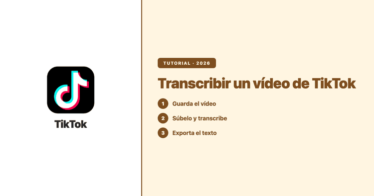Cómo transcribir un vídeo de TikTok y reutilizar su contenido como subtítulos o texto