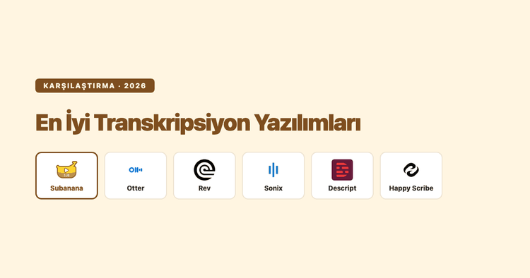 2026'nın En İyi Transkripsiyon Yazılımları: Dürüst Bir Karşılaştırma