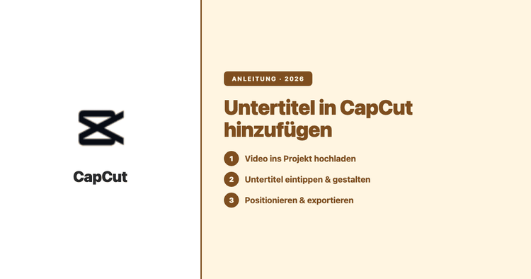 Untertitel in CapCut hinzufügen: Schritt-für-Schritt-Anleitung für Web & Mobil