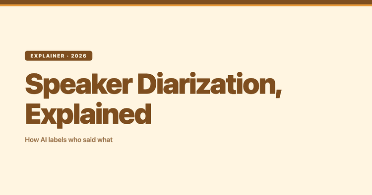 Speaker Diarization Explained: How AI Adds Speaker Labels to a Transcript