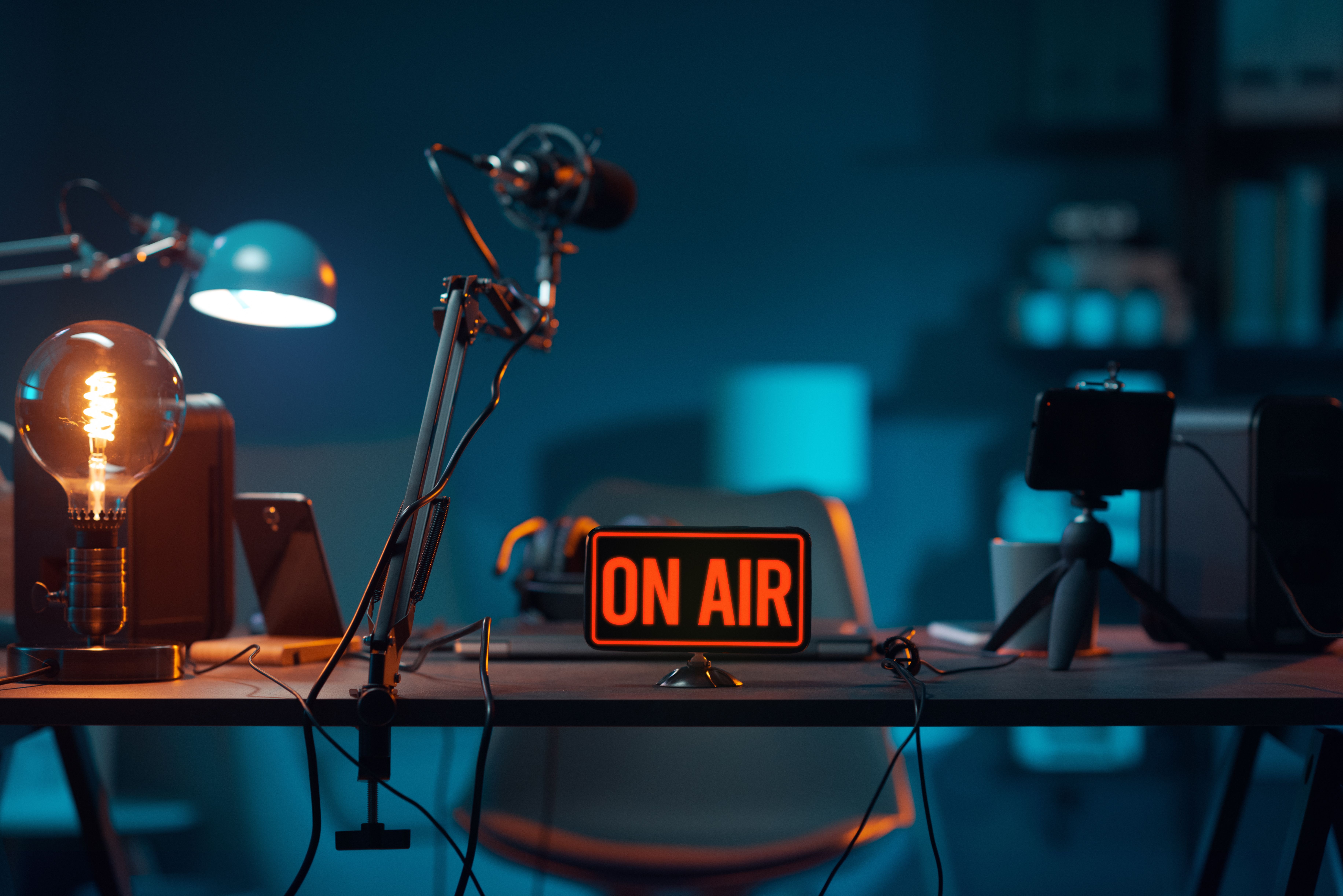 Podcast 錄製中