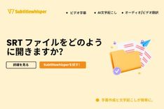 SRT ファイルをどのように開きますか？